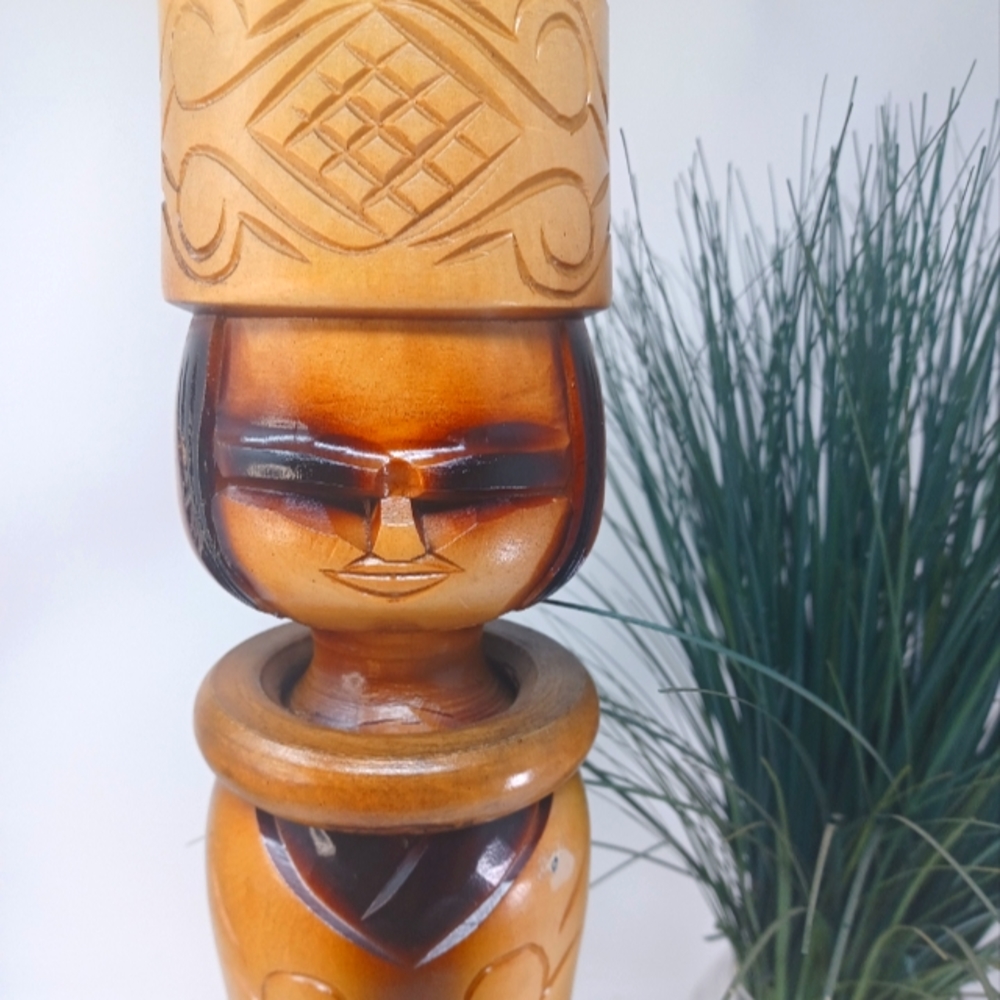 Vintage Kokeshi Japanese Doll